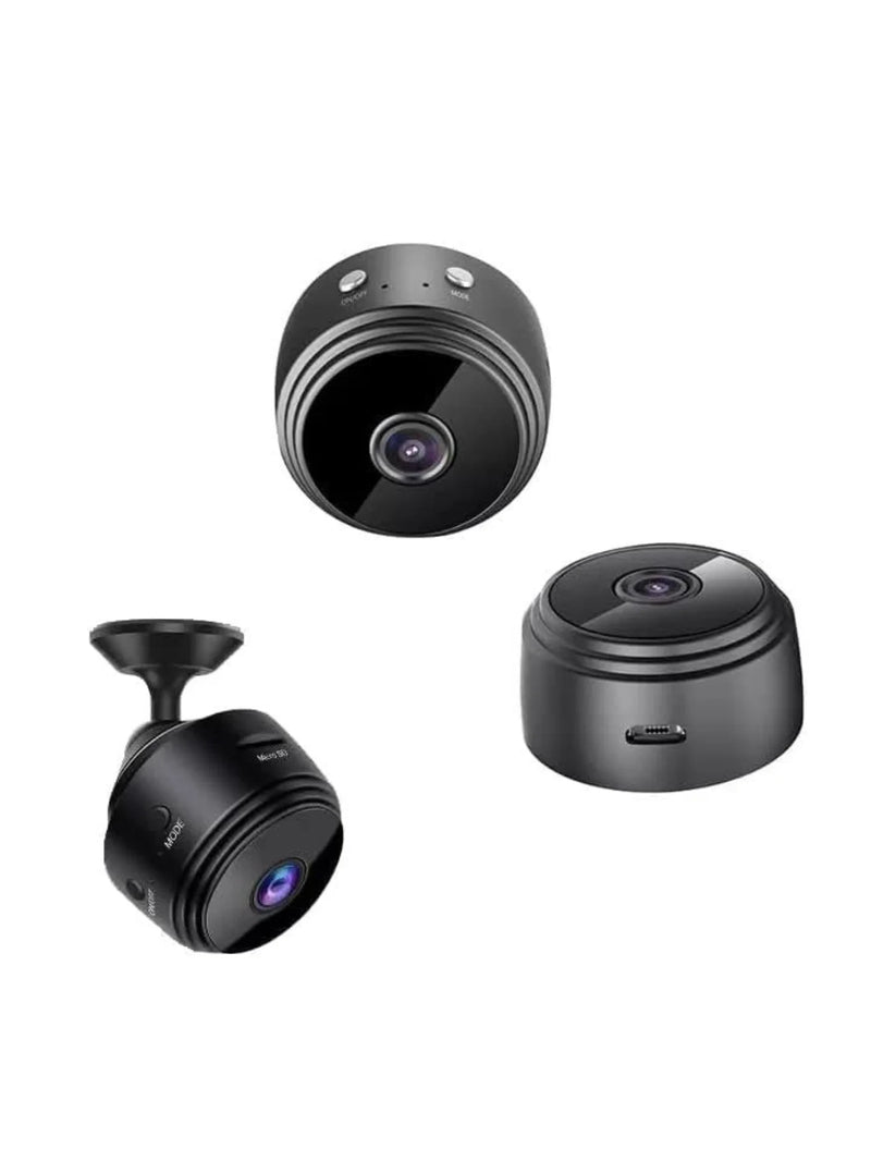 Kit 2 Mini Câmera A9 Sem fio 1080p Monitoramento Segurança campo de perto Visão Noturna