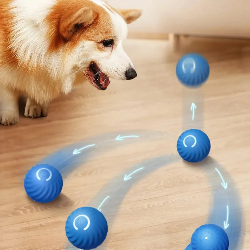 Electric Interactive Vibratory Ball Pet Toy for Dogs and Cats-Rotation 360 ° Rechargeable USB