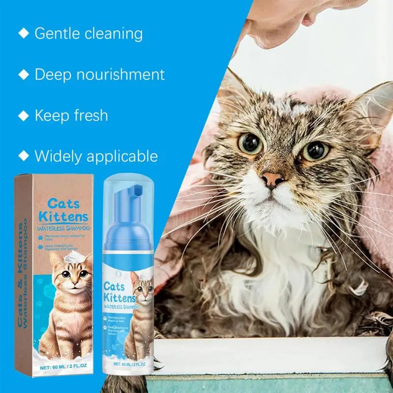 MiauVelvet – Espuma a Seco para Gatos Nobres