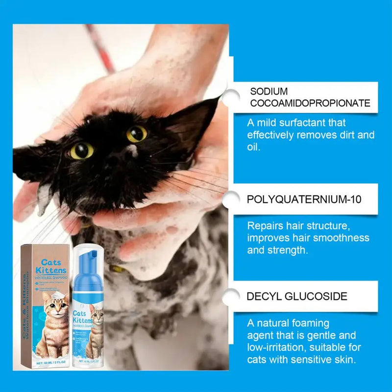 MiauVelvet – Espuma a Seco para Gatos Nobres