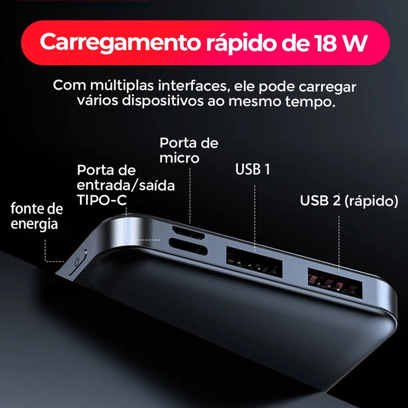 Power Bank Ultra Rápido