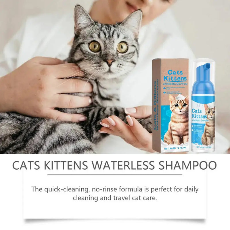 MiauVelvet – Espuma a Seco para Gatos Nobres