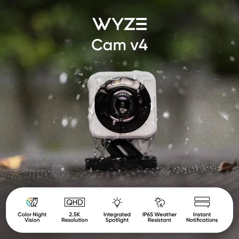 Wyze Cam v4, 2K Wi-Fi Smart Home Security Camera