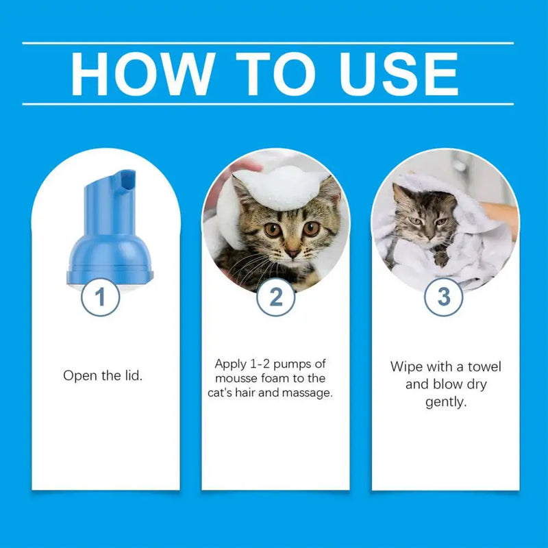 MiauVelvet – Espuma a Seco para Gatos Nobres