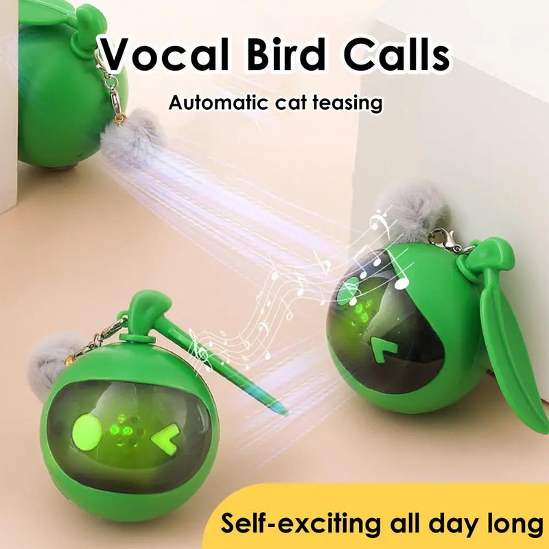 Indoor Cat Play Ball Automatic Moving Rolling Ball For Indoor Cats Rechargeable Touch Activated Rolling Ball Kitten Toys For