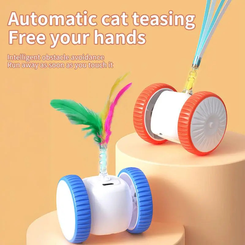 Automatic Cat Toy Indoor Playmate Automatic Moving Toy Cat Exercise Toy Intelligent Interactive Kitten Toys For Mental